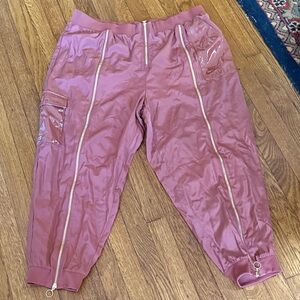NWT Nike Icon Clash Mauve Track Pants with Zipper Details